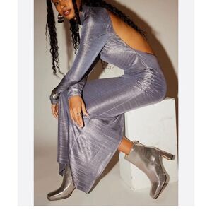 Free People Dresses Free People Mila Metallic Maxi Dress‎